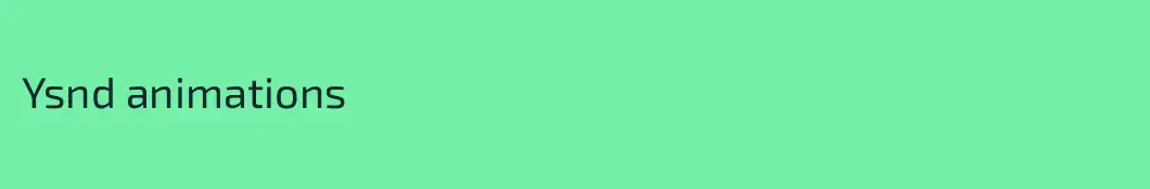 Ysnd animations